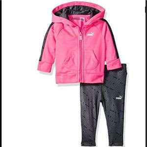 Puma Shirts & Tops - Baby Girls' PUMA Track Jacket and Legging Set Puma Shirts & Tops - Baby Girls' PUMA Track Jacket and Legging Set
